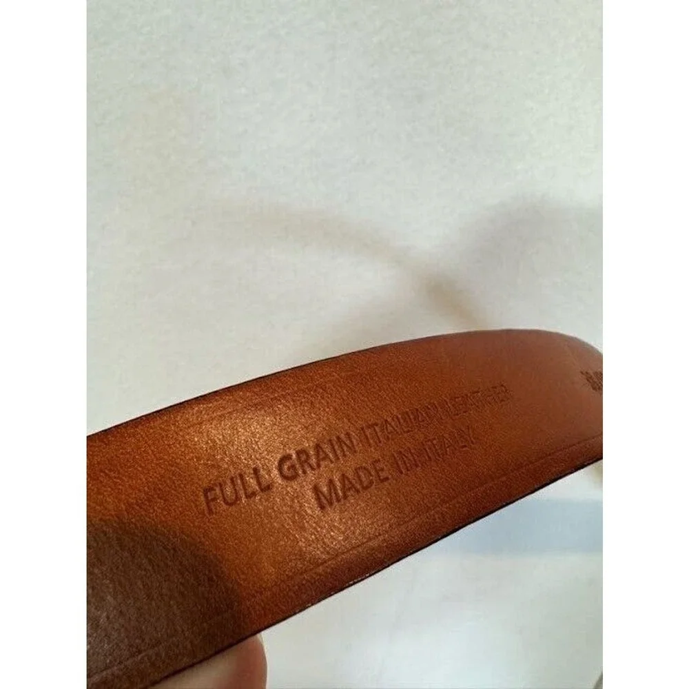 Mens Braided‎ Leather Italian Belt Size 38/95cm